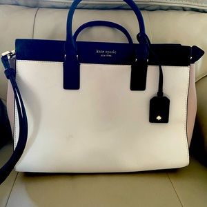 Kate Spade 2 tone Leather Large Tote